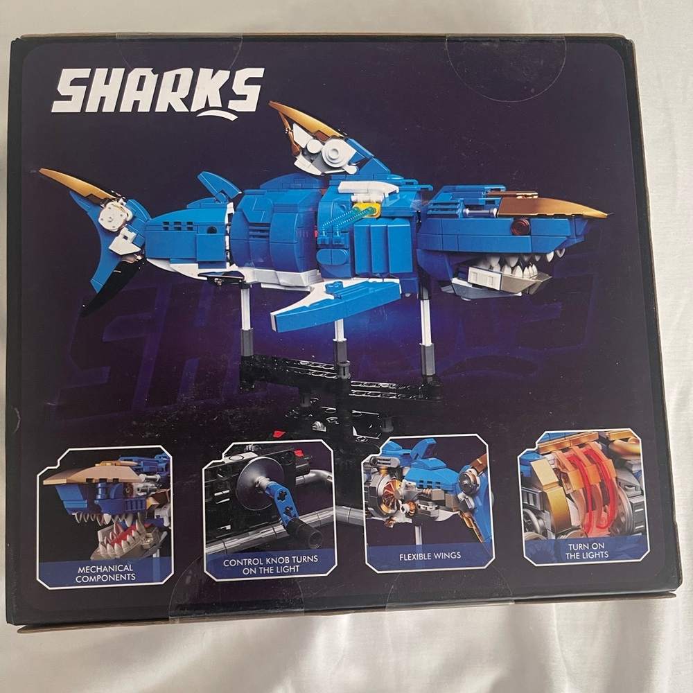 Shark Machinery Building Set - kids toy - Picture 2 of 2